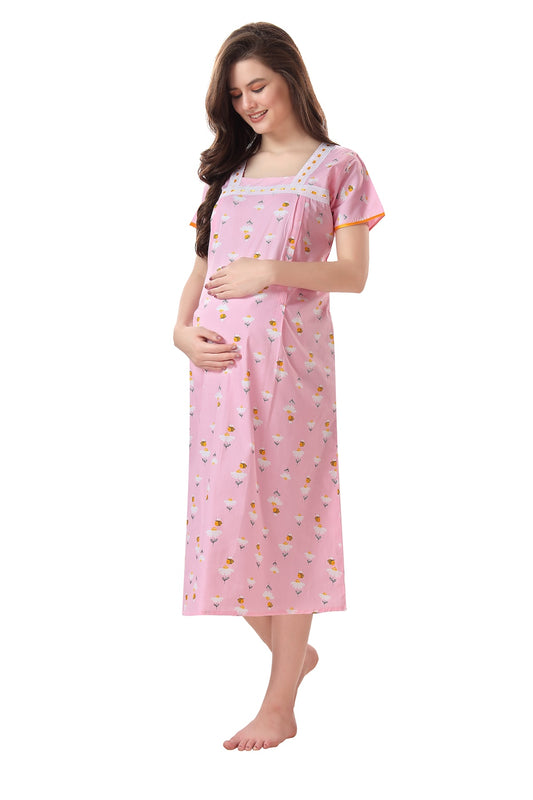 Honey Bee Feeding Nighty Pink