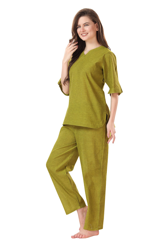 Solid Green Coord Set