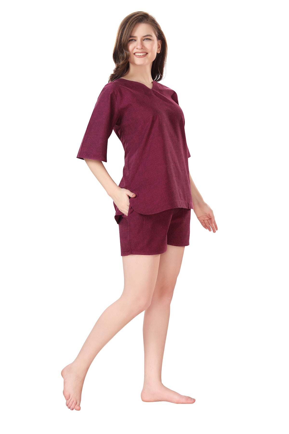 Solid Magenta Coord Set
