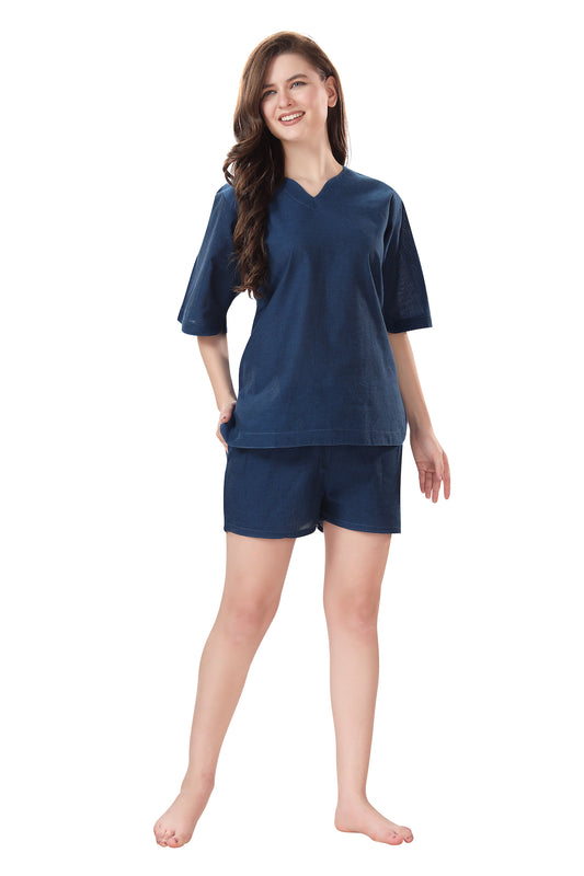 Solid Blue Coord Set