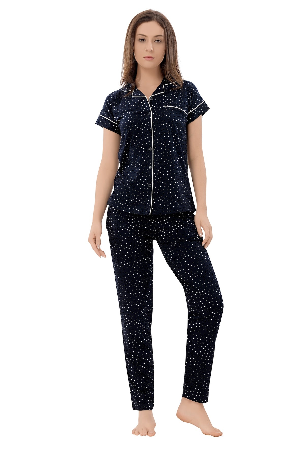 Polka Drama Nightsuit Set
