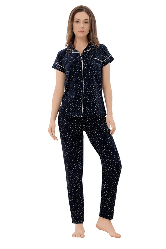 Polka Drama Nightsuit Set
