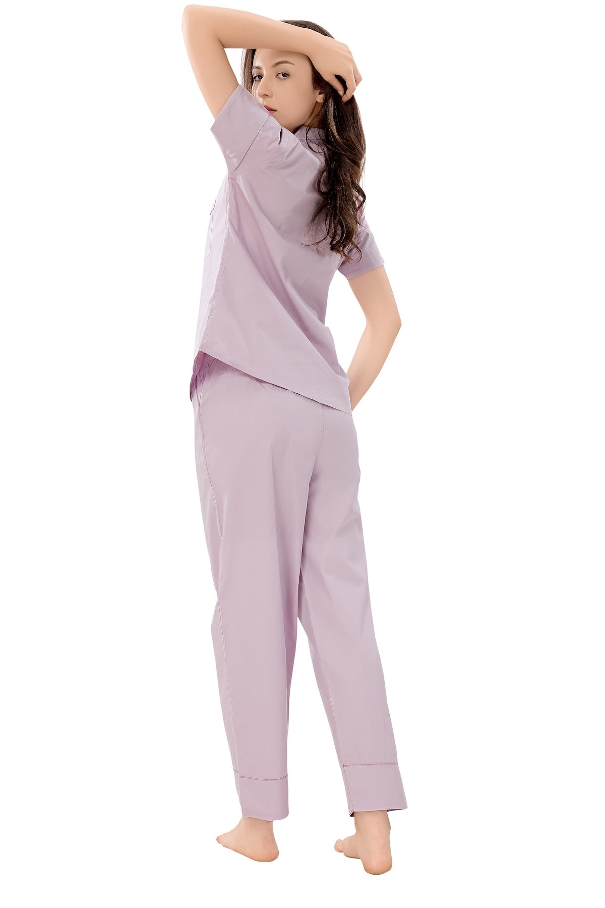 Classic Muave Pajama Set - Half