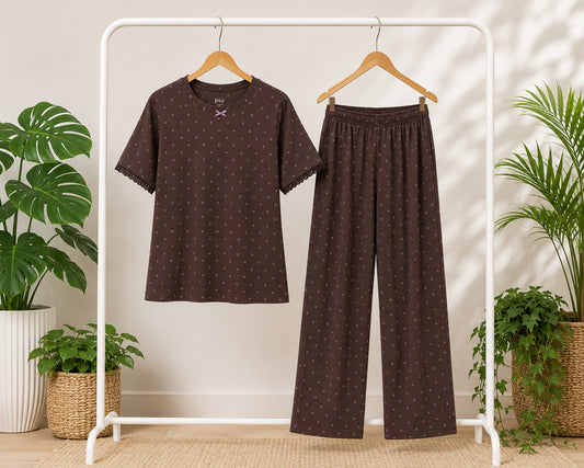 Midnight Hearts Pajama Set