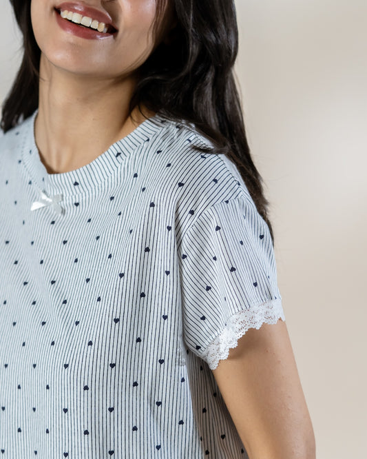 Heartline Pajama Set