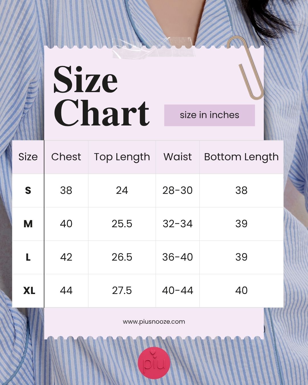 PIU Classic Checkered PJ Set