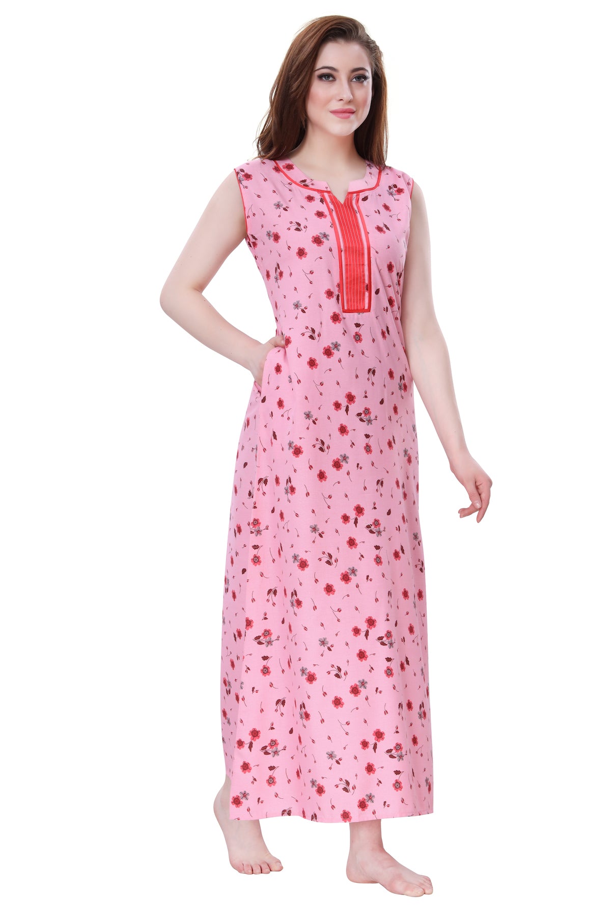 Summer Vibe Pink Nighty
