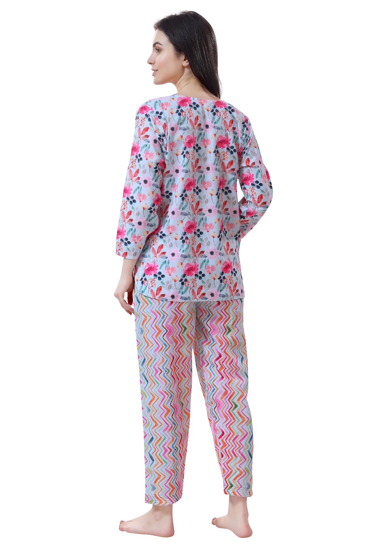 Surreal Soft Printed Pajama Set