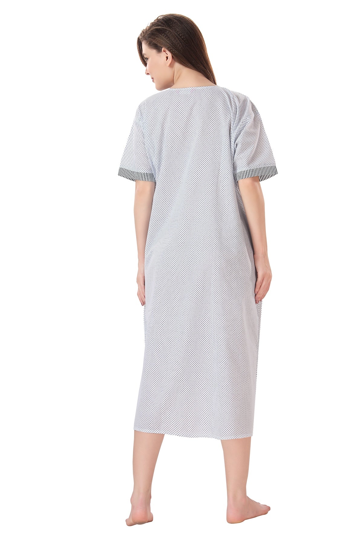 Patient Gown Wrap Around Style - Blue