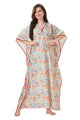 Floral Flowy Kaftan Dress