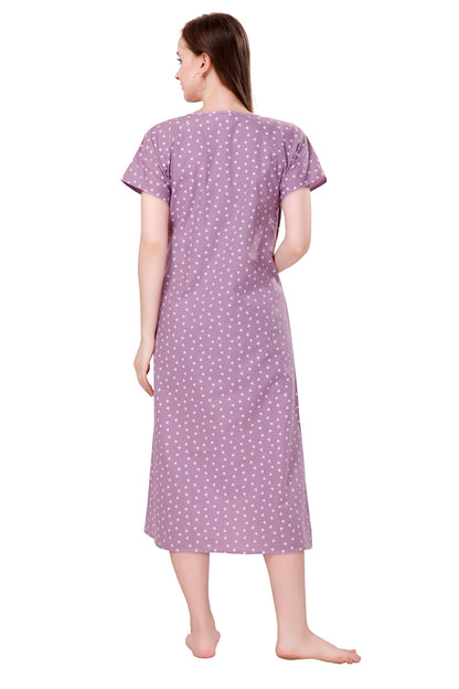 Heart Feeding Nighty - Pink