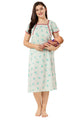 Cute Watermelon Feeding Nightdress - Green