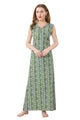 Summer Vibe Sleeveless Nighty - Green