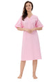 Hospital Patient Gown - Back Open - Unisex - Pink