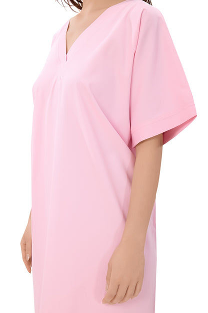 Hospital Patient Gown - Back Open - Unisex - Pink