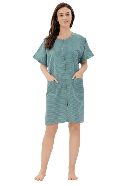Hospital Patient Gown - Unisex - Green