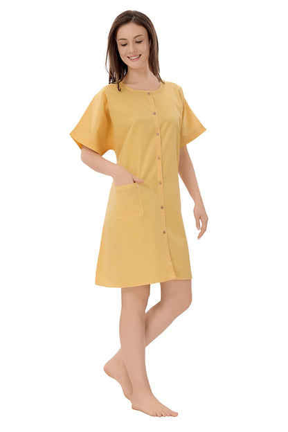 Hospital Patient Gown - Unisex - Yellow