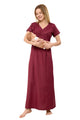 Classic Feeding Nighty - Maroon