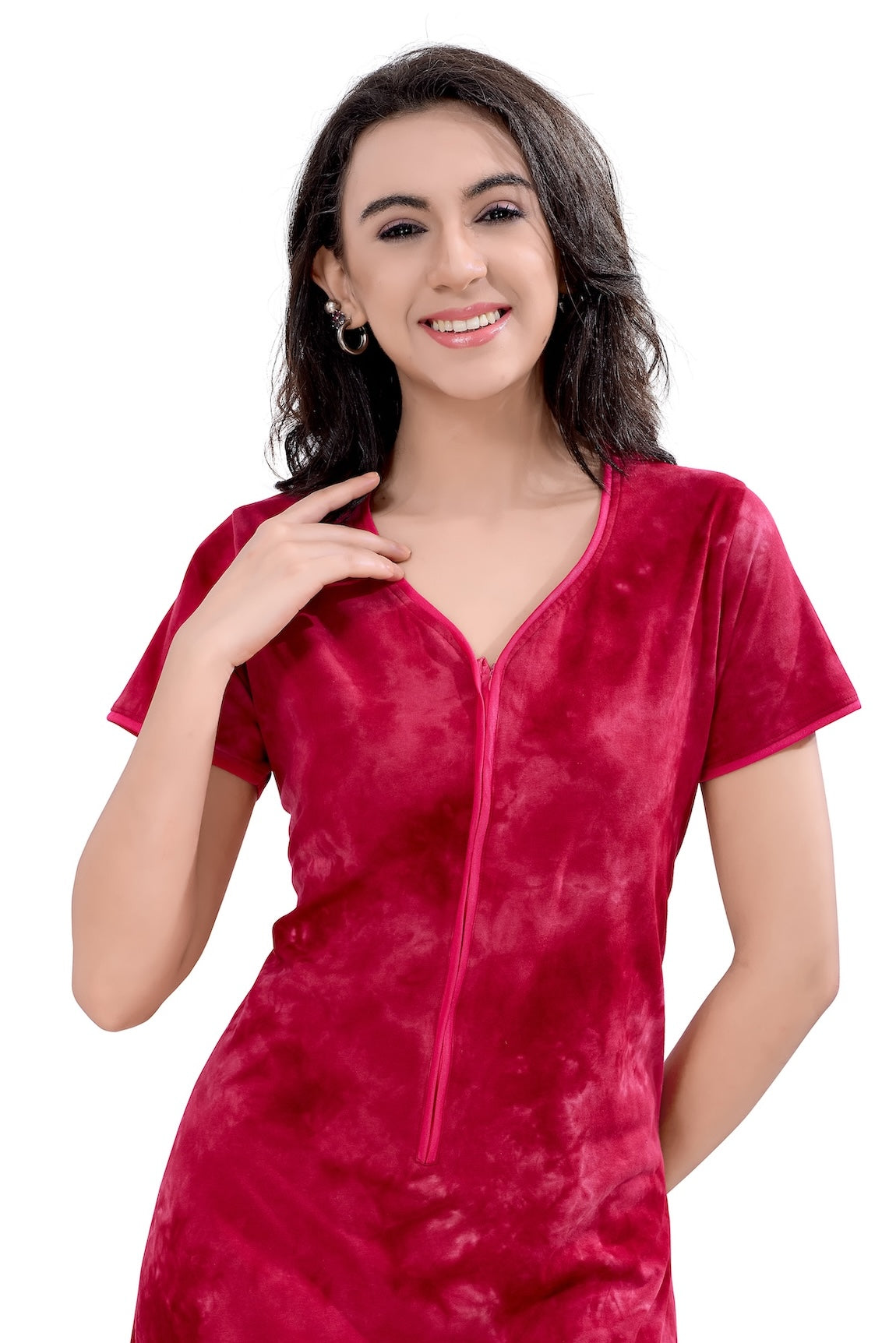 Piu Crimson Nightdress
