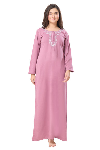 Blush Bloom Embroidered Nightdress