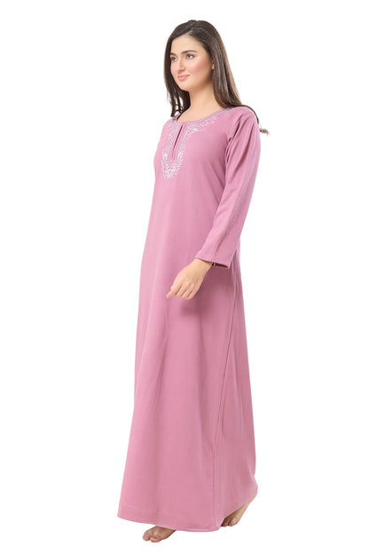 Blush Bloom Embroidered Nightdress