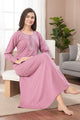 Blush Bloom Embroidered Nightdress