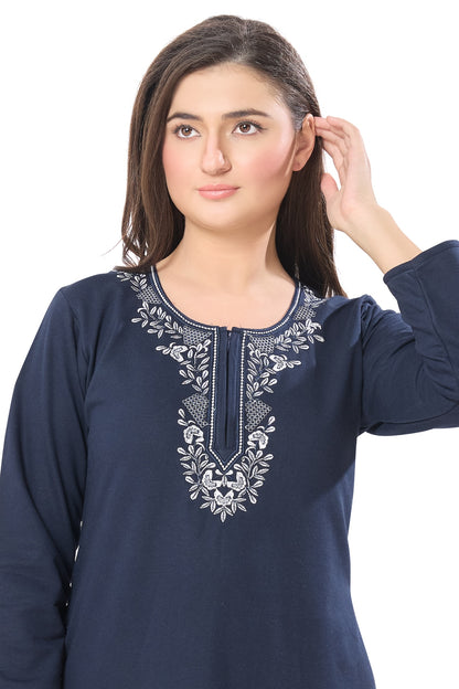 Imperial Navy Embroidered Nightdress