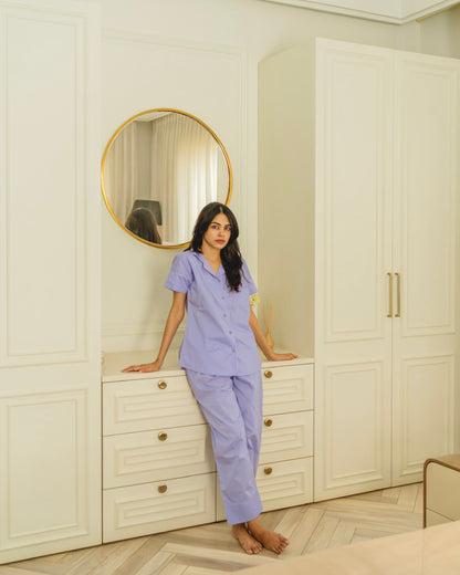 Lavender Mist Nightsuit Set