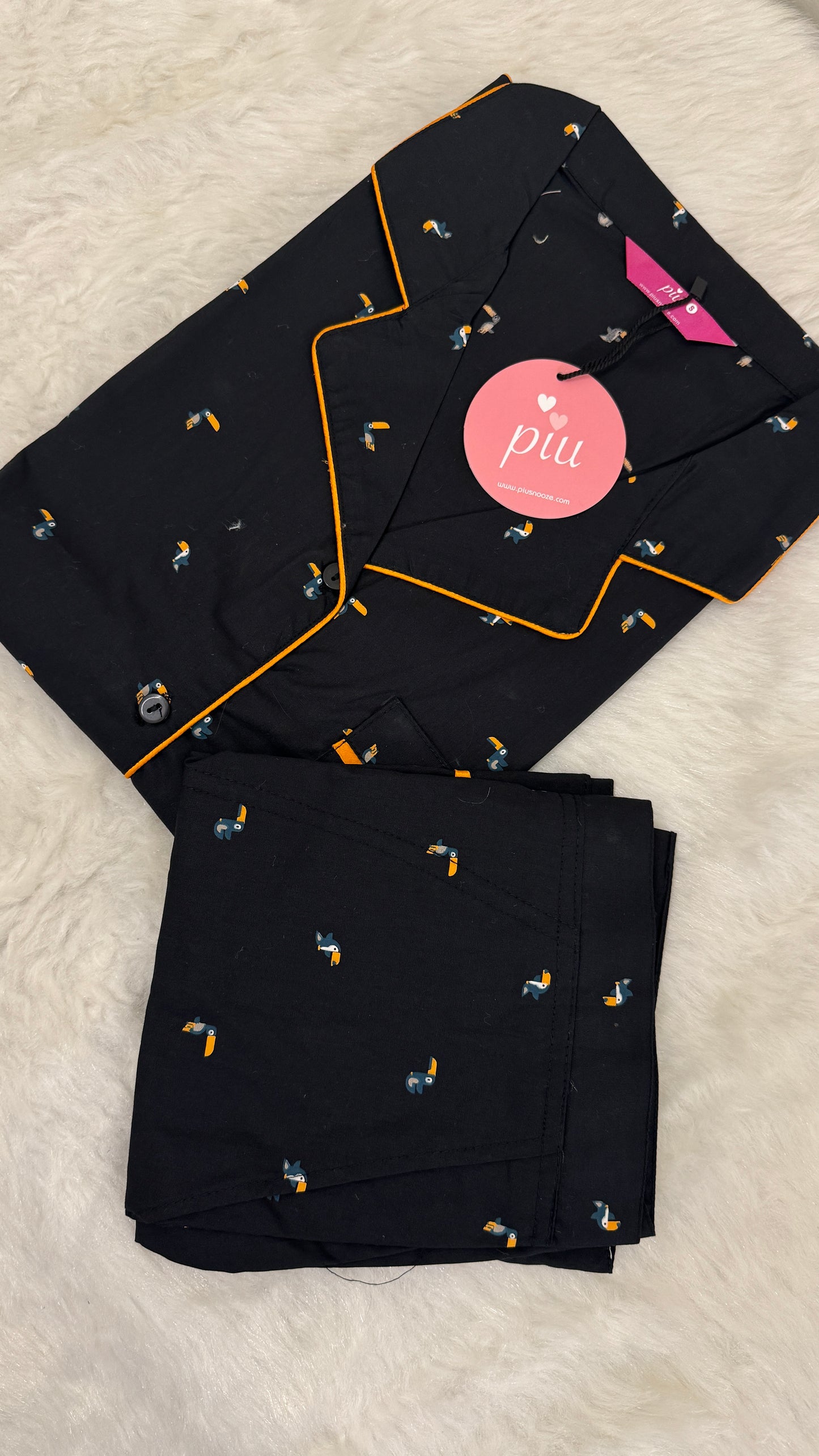 Toucan Print cute Nightsuit Set