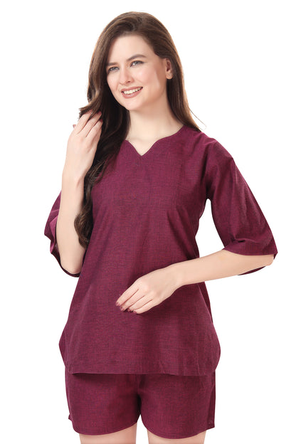 Solid Magenta Coord Set