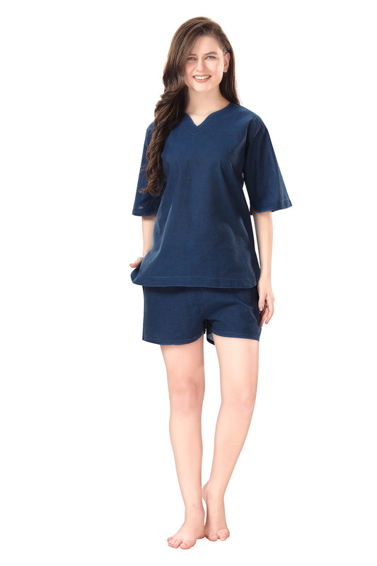 Solid Blue Coord Set
