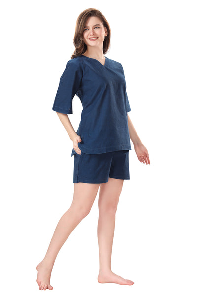 Solid Blue Coord Set