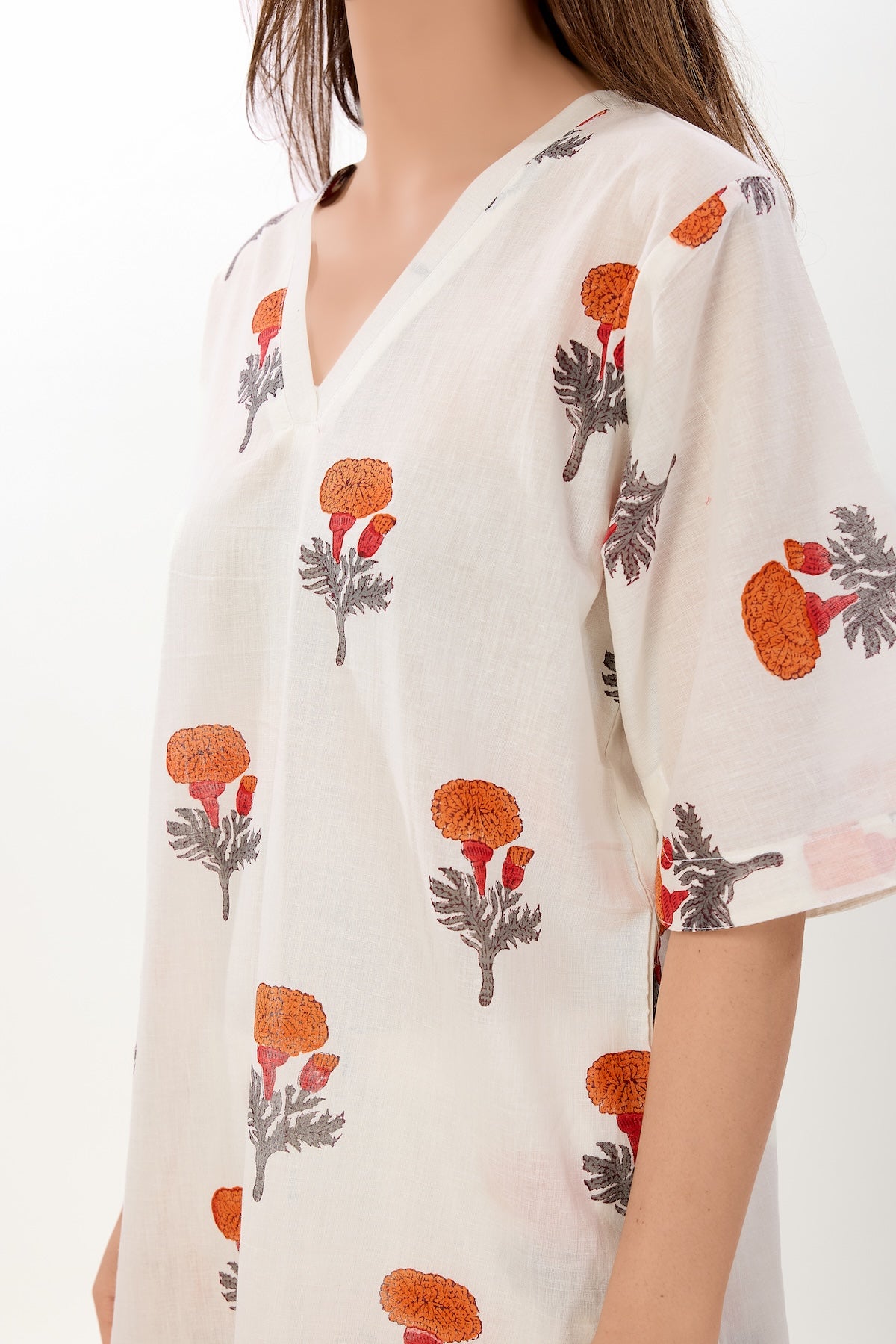 Orange Bloom Coord Set