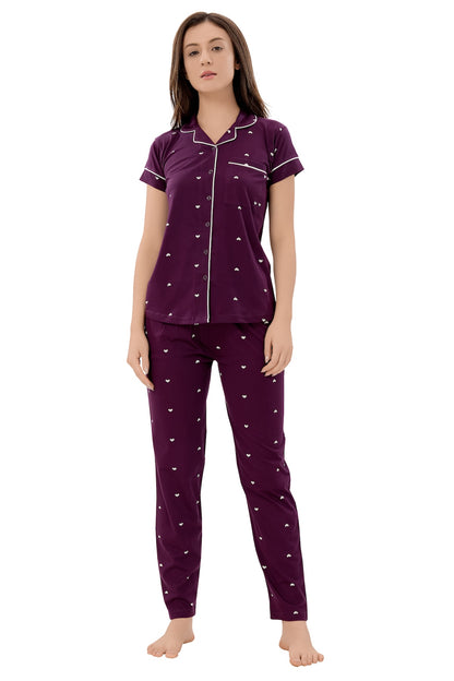 Purpletini Nightsuit Set
