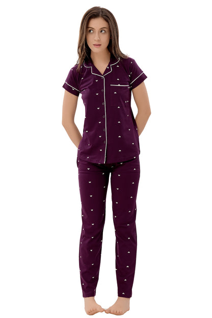 Purpletini Nightsuit Set