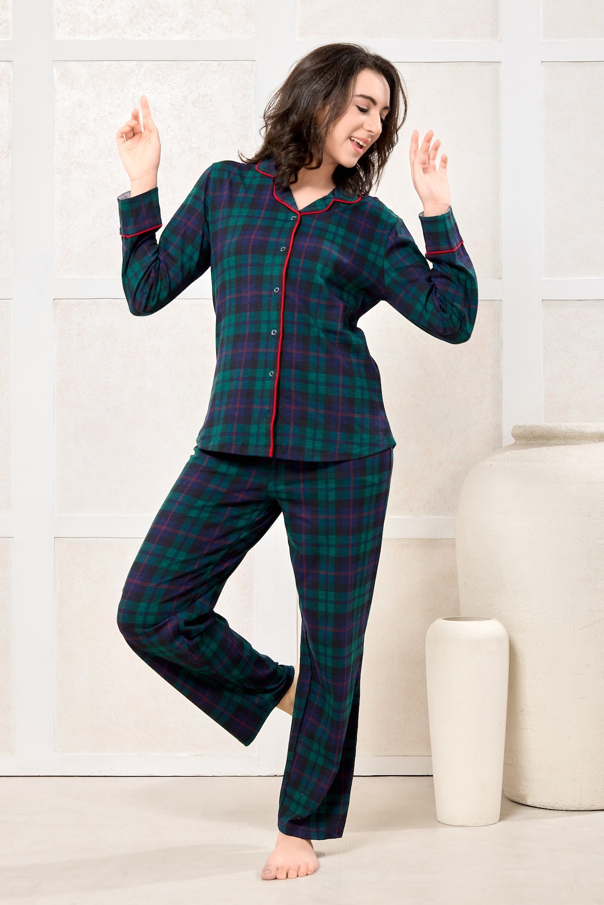 PIU Classic Checkered PJ Set