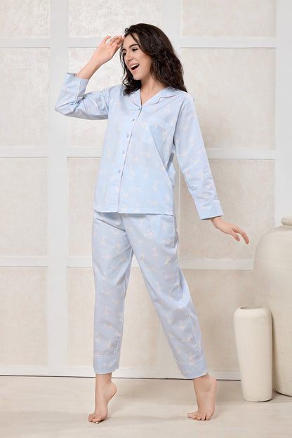 PIU Soft Spots Blue PJ Set