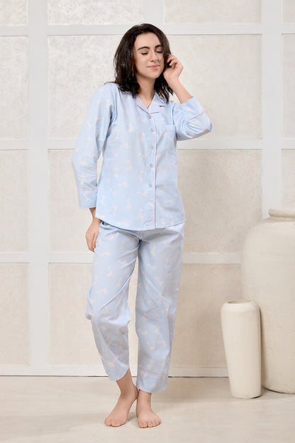 PIU Soft Spots Blue PJ Set