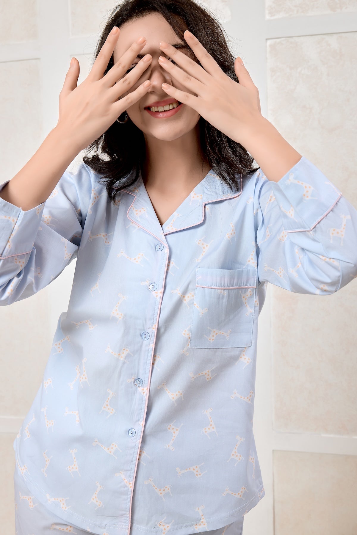 PIU Soft Spots Blue PJ Set