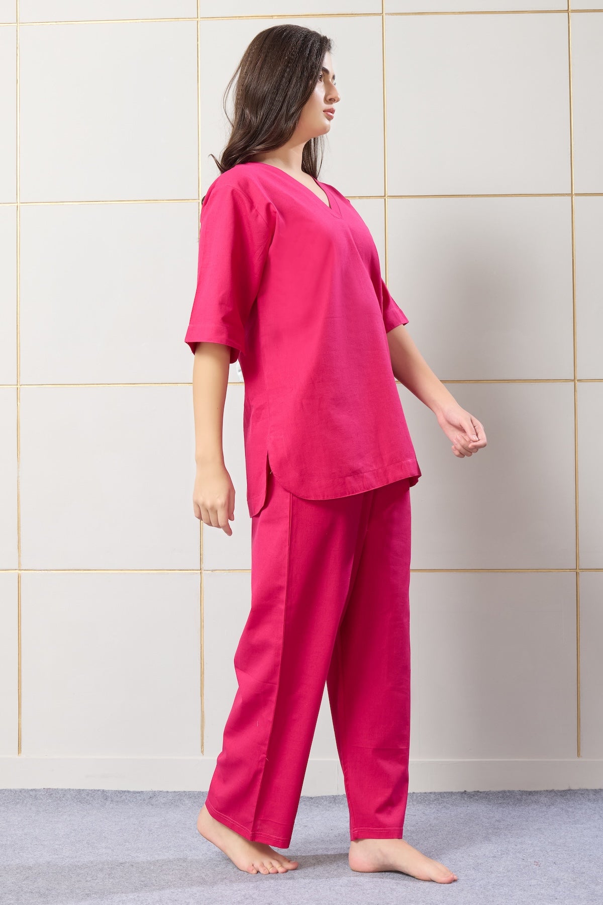 Fuchsia Pink Coord Set