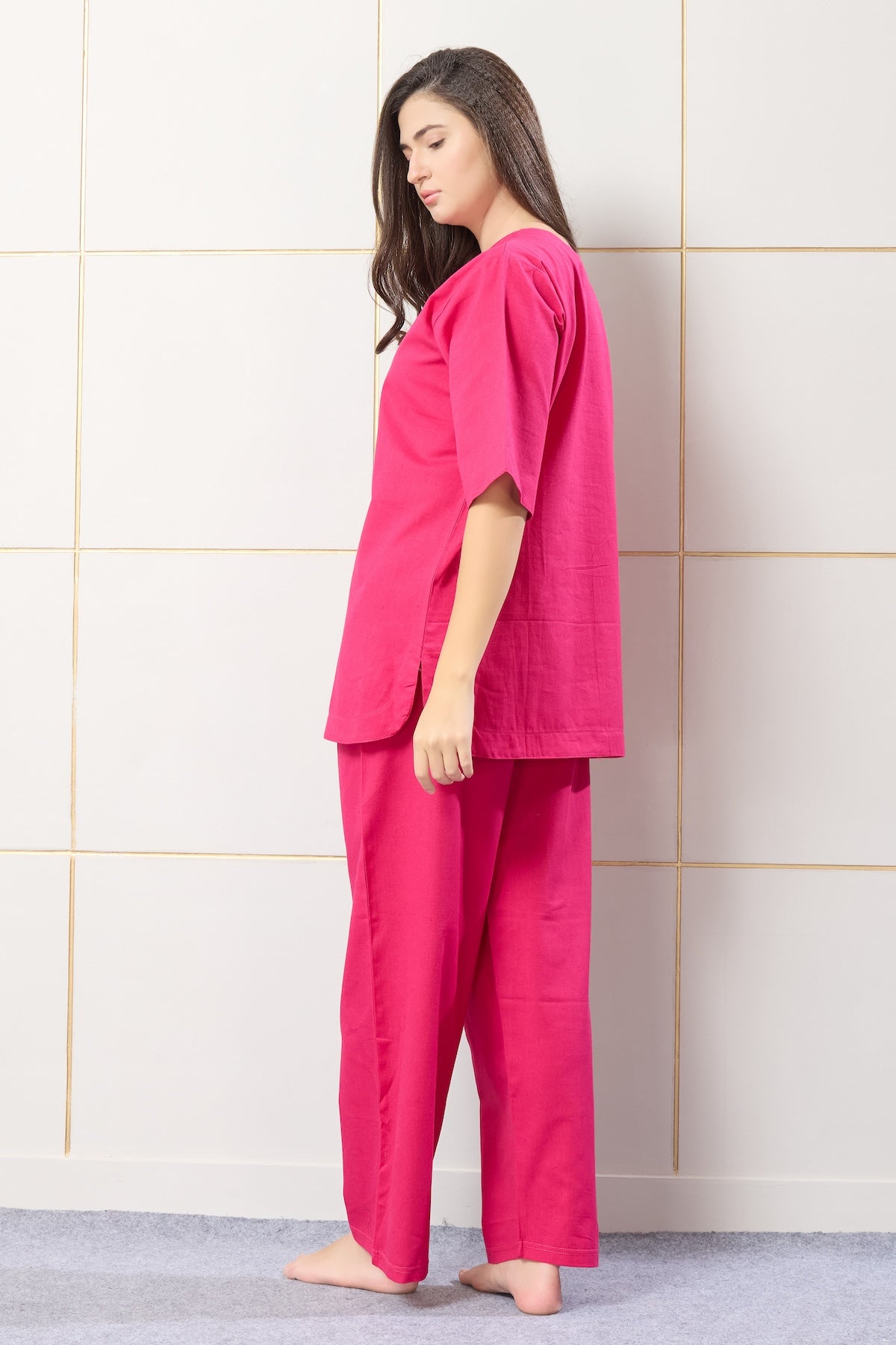 Fuchsia Pink Coord Set