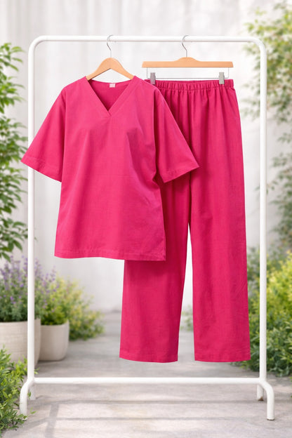 Fuchsia Pink Coord Set