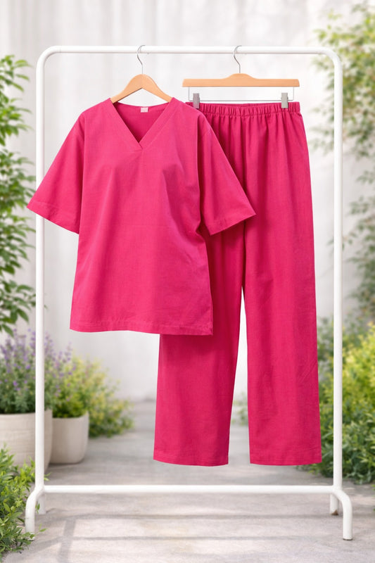 Fuchsia Pink Coord Set