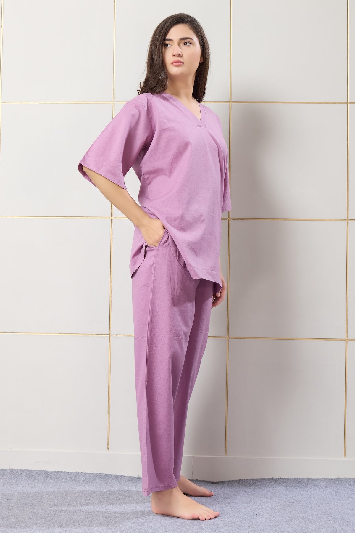 Lilac Purple Coord Set