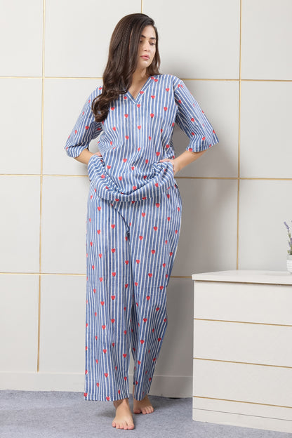 Cupid Stripe Lounge Set