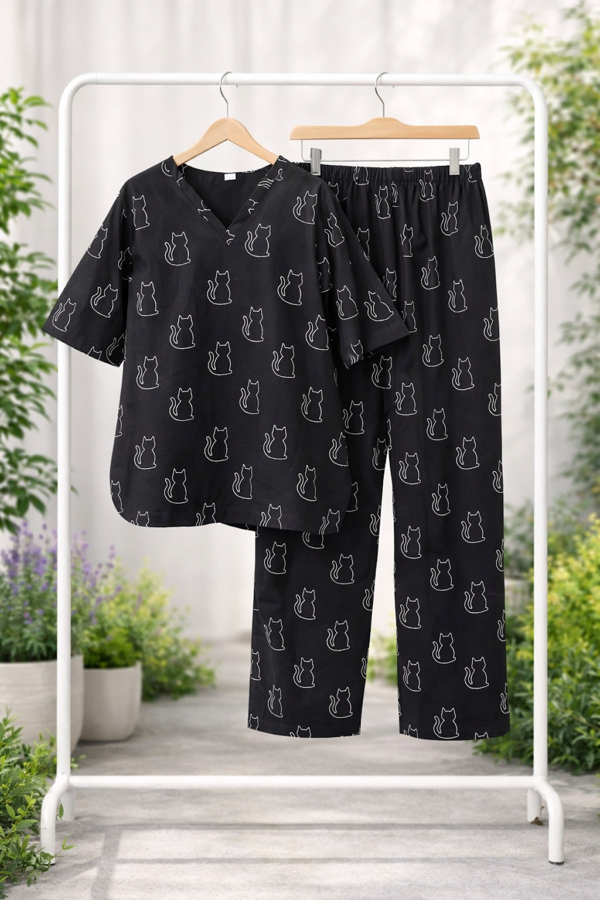 Midnight Meow Lounge Set