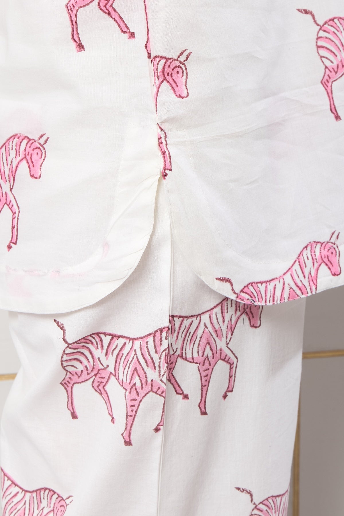 Blush Zebra Lounge Set