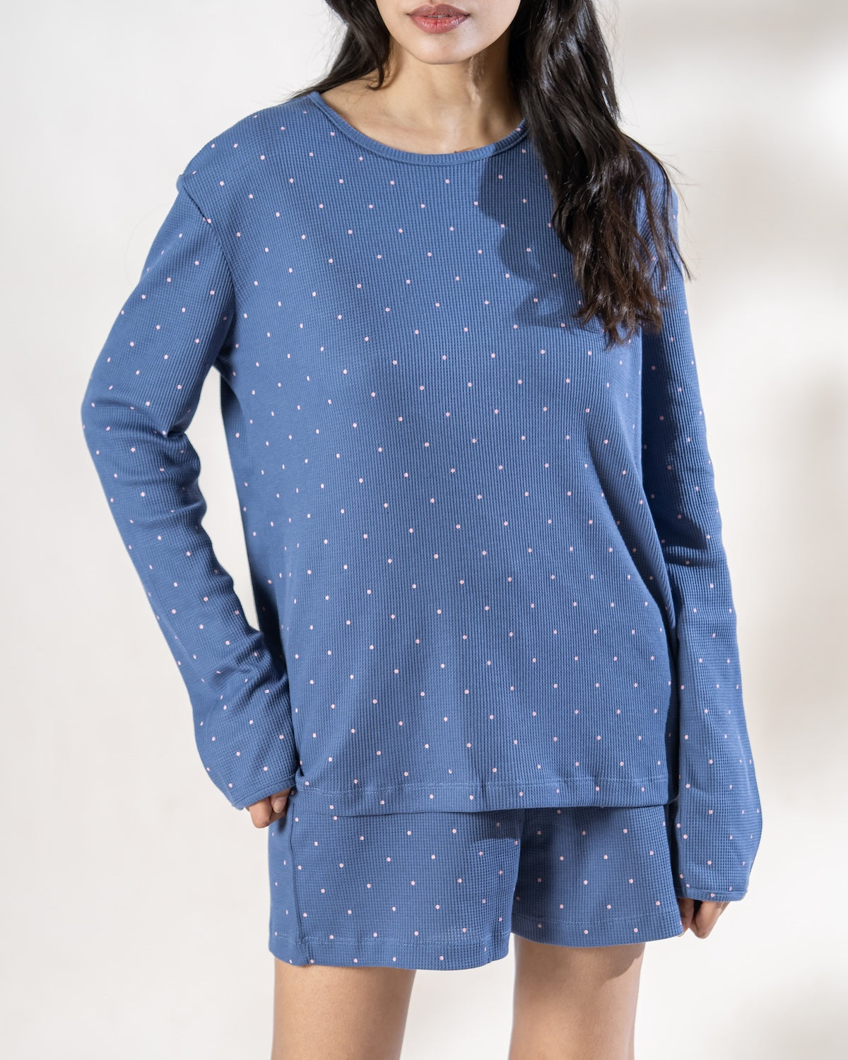 Midnight Dots Shorts Set