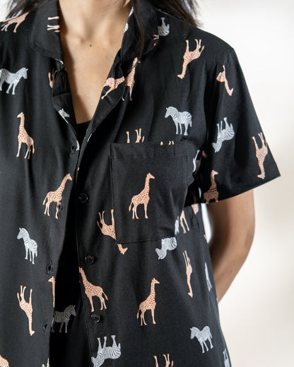 Safari Snooze Shorts Set