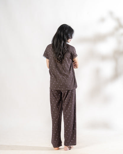 Midnight Hearts Pajama Set